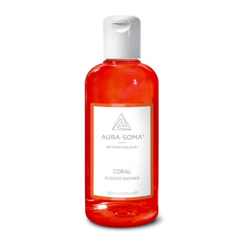 Aura-Soma Flower Shower Gel Coral  珊瑚色 250mL